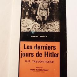 LES DERNIERS JOURS D'HITLER - H.R TREVOR-ROPER - RELIURE PLEIN CUIR 1964