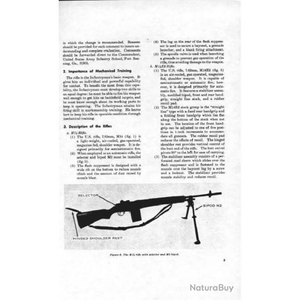 notice fusil NORINCO M14 en Anglais (envoi par mail) - VENDU PAR JEPERCUTE (m472)