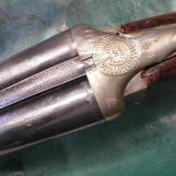 fusil juxtapose L'EPERVIER cal 16/65.