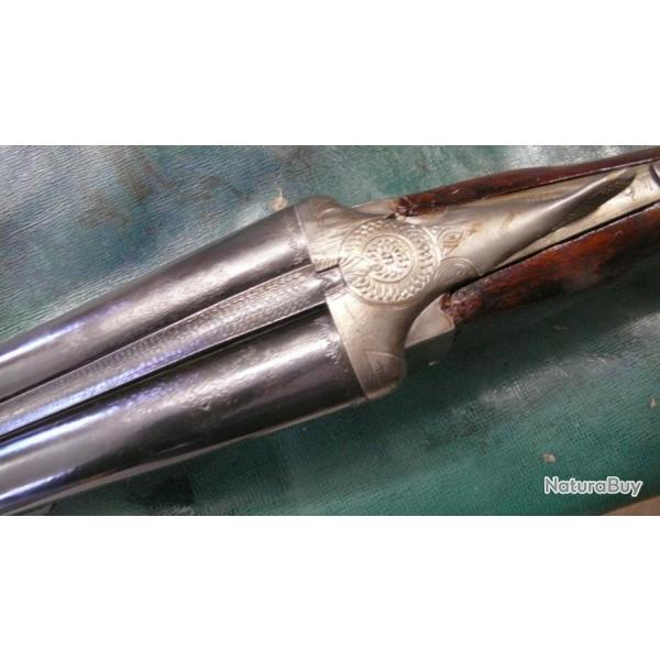 fusil juxtapose L'EPERVIER cal 16/65.