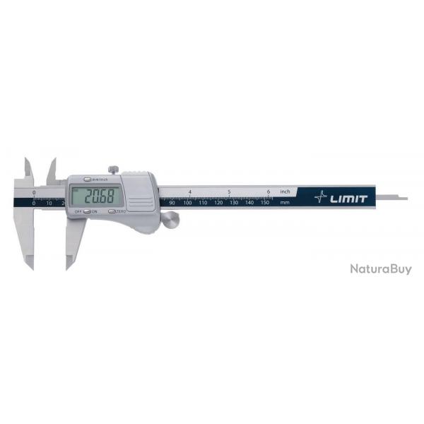 Pied  coulisse numrique de haute qualit en aciier inoxydable 200x50 mm 0,01 mm / pouces unit l