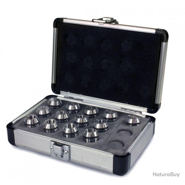 Jeu complet de pinces ER DIN6499 ER-16 1-10 mm 10 pices MW-Tech SSER16