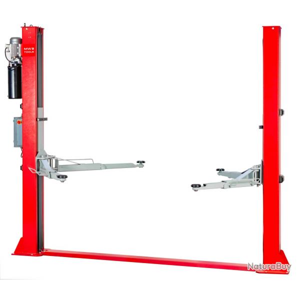 Pont lvateur hydraulique  2 colonnes 4 t 230 V avec dverrouillage lectrique MW Tools HB240M