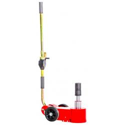 Cric rouleur hydro-pneumatique portable 15-30 T 2 étages MW Tools HPK1530M