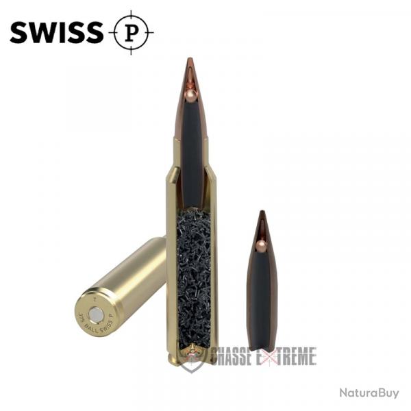 10 Munitions SWISS P Cal 338 Lapua Mag 300Gr Target HPBT