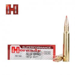 20 Munitions HORNADY Superformance 30-06 Sprg 180 Gr Sst
