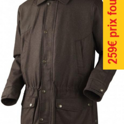 VESTE DEVON SEELAND MARRON XXL   10743XXL