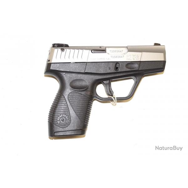Pistolet Taurus slim PT 709 calibre  calibre 9x19