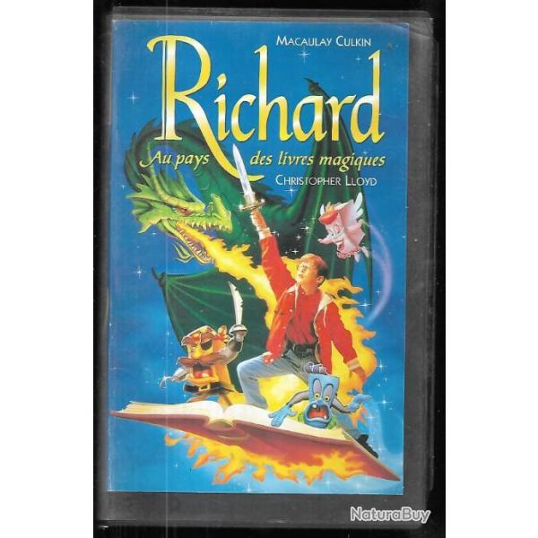 richard au pays des livres magiques macaulay culkin film christopher lloyd vhs aventure