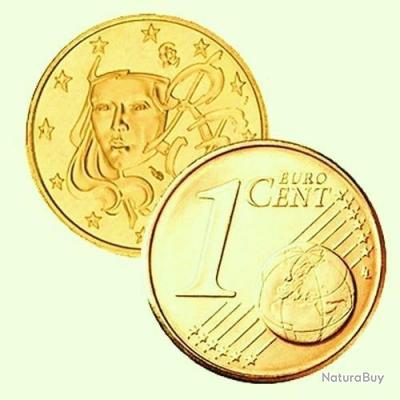 Rare Monnaie France Euro 1 Cent Euro 2015 Or Pl Rare Garantie Authentique Monnaies 7437791