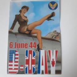 AUTO-COLLANT "PIN-UP D-DAY"