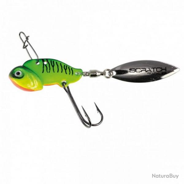 Leurre scratch tackle vera spin shallow - 7 g FIRE TIGER DOS VERT (FTDG)