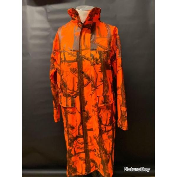 VERNEY-CARRON Millau ghost manteaux de pluie camo blaze orange Taille L (NEUF)