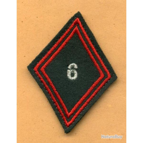 Ecusson Train  -  6 RCS  - 6 Rgiment de Commandement et de Soutien - cadre