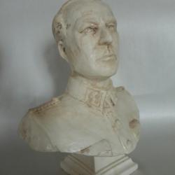 Buste de Léon Degrelle finition pierre