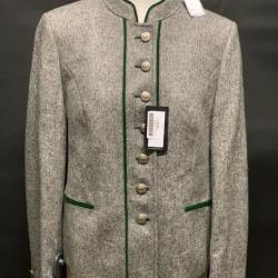 STEINBOCK Veste autrichienne tweed en laine femme Taille 44 (NEUF) *Prix étiqueté: 359€*