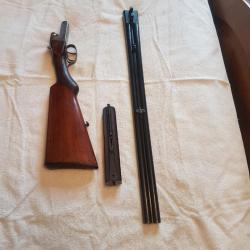 collector  fusil juxtaposé  NEMROD  artisanal stephanois en calibre 16