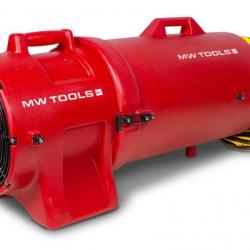 Ventilateur extracteur mobile avec tuyau d'extraction et porte-tuyau 300 mm - 750 W MW Tools M