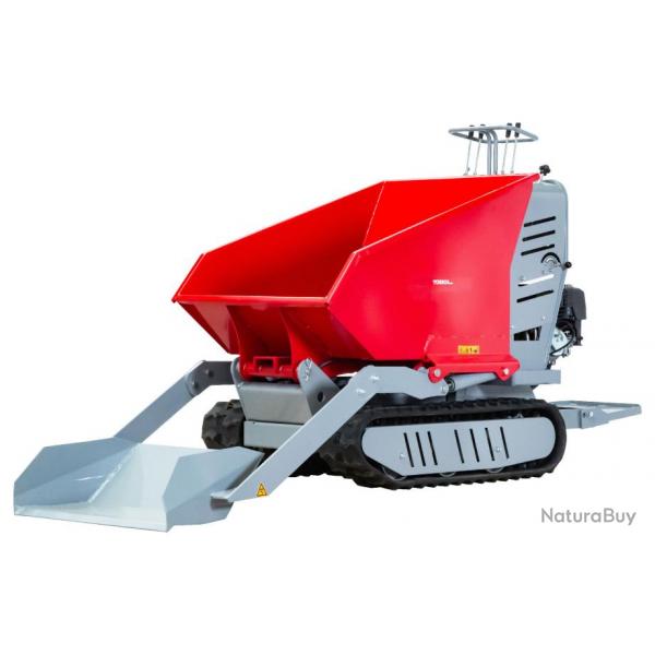 Minidumper hydrostatique  chenilles avec pelle 80KG benne basculante 500KG 9CH Torros HRD500HS