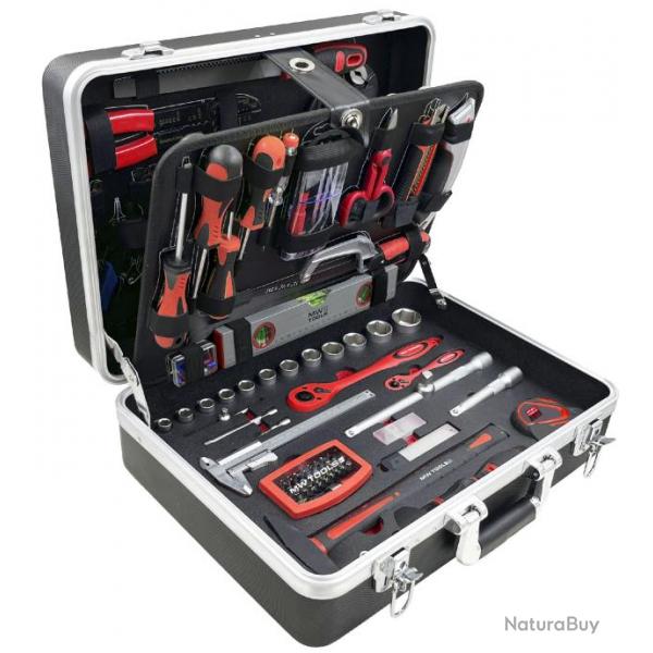 Coffret d'outils 147 pices dans une valise ABS MW Tools BTK147A