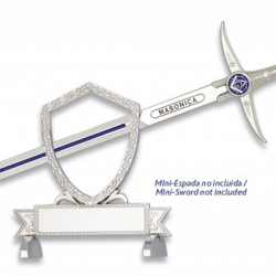 Socle pour épée miniature Argentée 09806071