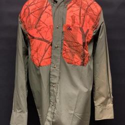 VERNEY CARRON "Ringo" Chemise de chasse camo orange Taille M (NEUF)