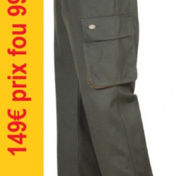 PANTALON LE CHAMEAU "FONTENAY"  KOTKOR  T  50   KAKI      LCV1171-50