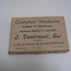 COLLECTOR Boîte Cal 24 Plomb de 9.Poudre T. Comptoir Moderne Duverneuil  Bordeaux