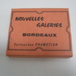 Collector .Boîte Nouvelles Galeries Bordeaux .Cal 12 Plomb de 6