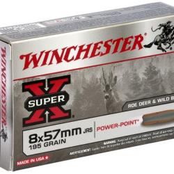 Winchester Power Point 8x57JRS 195gr 12.6g par 20