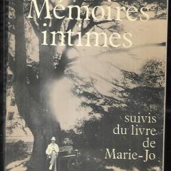 simenon mémoires intimes suivis du livre de marie-jo