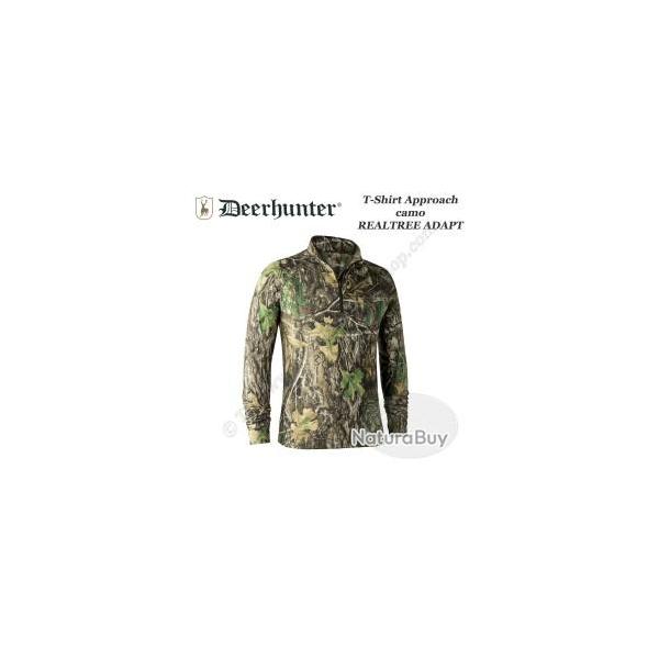 DEERHUNTER T shirt longues manches Approach camo Realtree Adapt 8854