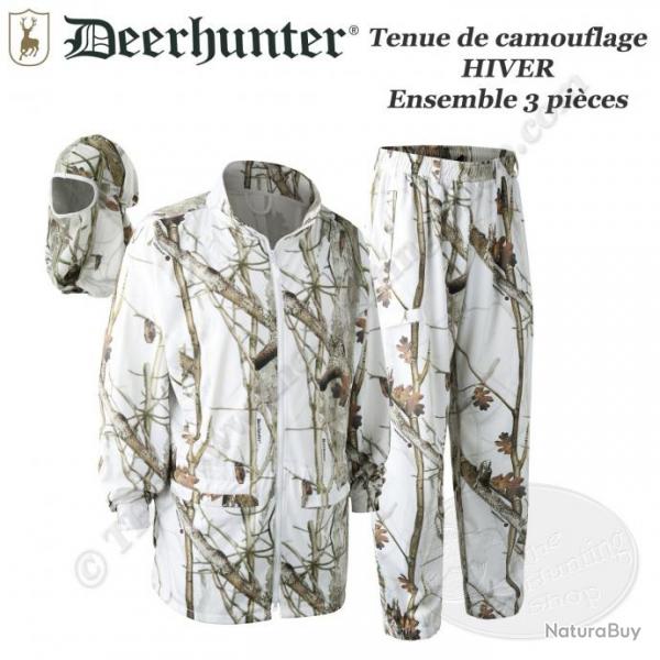 DEERHUNTER Tenue de camouflage Hiver Neige 3 pices - 2118 S/M
