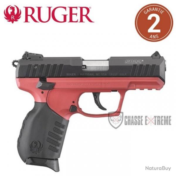 Pistolet RUGER SR22PB 3.5" cal 22Lr Rouge
