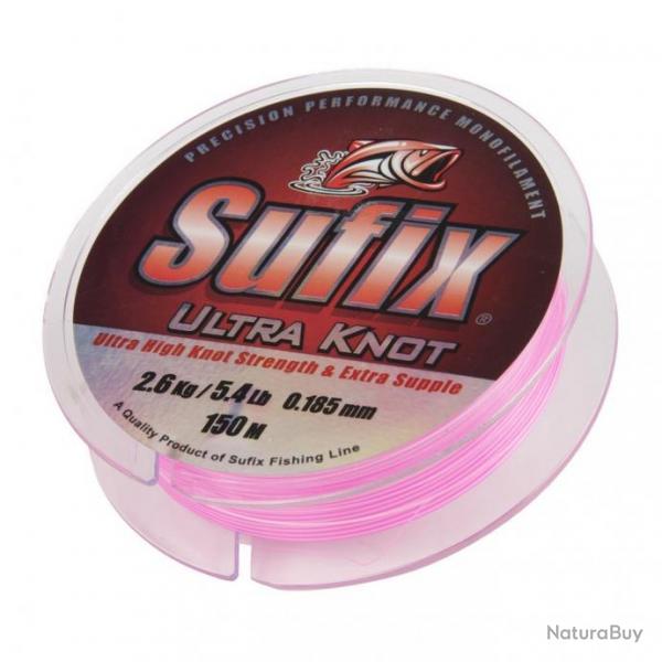 Nylon sufix ultra knot 150m pink/white  14/100