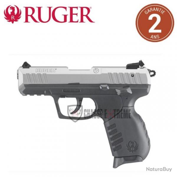 Pistolet RUGER SR22PS Inox 3.5" cal 22Lr