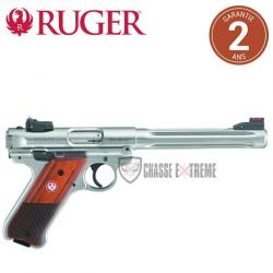 Pistolet RUGER MARK IV Hunter Inox cal 22Lr