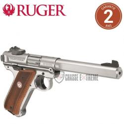 Pistolet RUGER MARK IV Competition cal 22Lr Inox