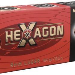 HEXAGON - GECO 9 mm para, 124 gr