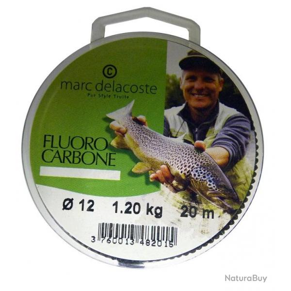 FIL FLUOROCARBONE DELACOSTE 20M 0.18mm / 2.480kg