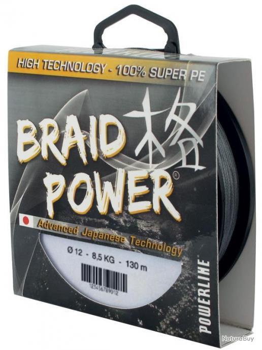 Test de la tresse Braid Power X8 de Powerline