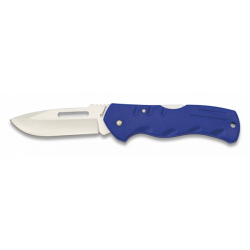 Couteau pliant ABS bleu clip Lame 7.70 cm 18026071