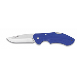 Couteau pliant Côtes bleu ABS Lame 7.50 cm 1822807
