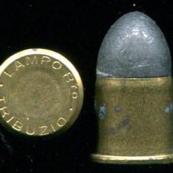 8 mm Lampo - pour l'antique pistolet breveté Tribuzio - voir photos