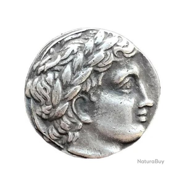 Pice monnaie Grecque APOLLO reproduction lgale (magnifique et rare)