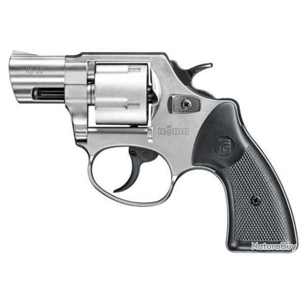 Revolver alarme Rohm RG59 cal.9mm R alu chrome