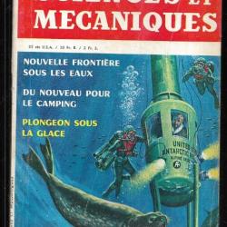 sciences et mécaniques par mécanique populaire 1966 , camping, canoé, chasse requins en kayak
