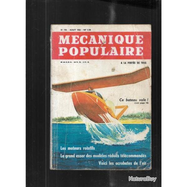 mcanique populaire 1962 filtres de piscine, l'univers, ce bateau vole , radars routiers, aromodli