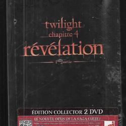 twilight chapitre 4 révélation 1ère partie , neuf sous blister collector 2 dvd