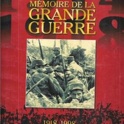 mémoire de la grande guerre 1918-1998 80e anniversaire de l'armistice